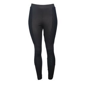 PRIMARK Spandex Black Leggings Pants with Pleats at Hips Womens Size Large